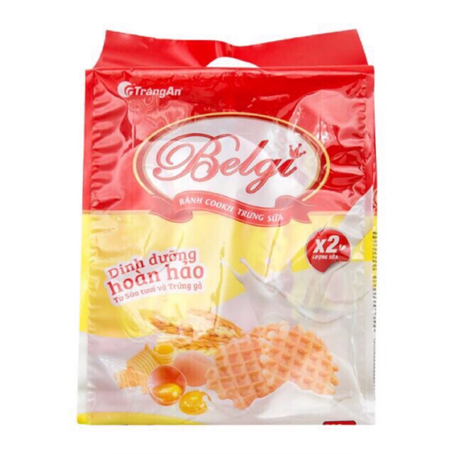 Bánh trứng sữa Belgi Tràng An gói 250gr