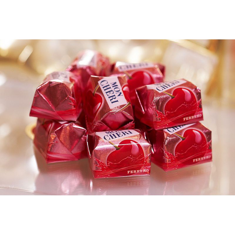 Socola Nhân Hạt Dẻ Chocolate Mon Chéri Ferrero Nội Địa Đức 200g 16 Viên