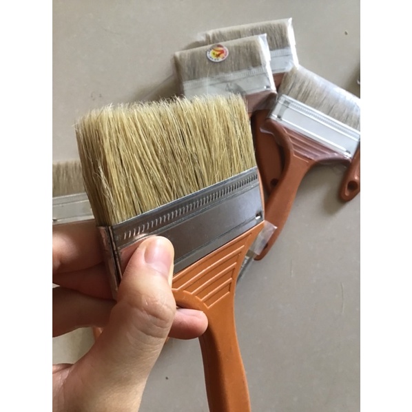 Chổi quét sơn, cọ sơn cán nhựa đa năng loại 4”