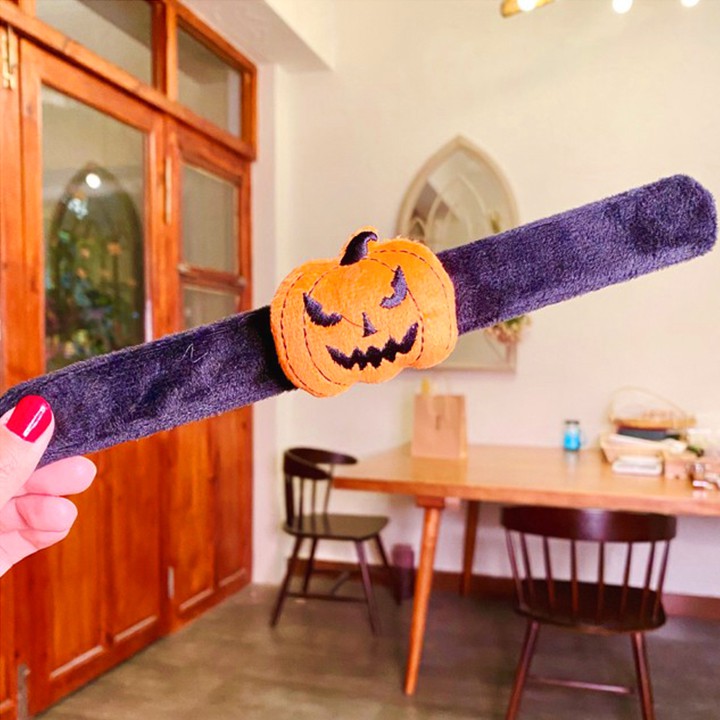 Vòng tay Halloween đa năng sành điệu họa tiết ma quái có thể uốn dẻo phù hợp với mọi độ tuổi Baby-S – SHLW002