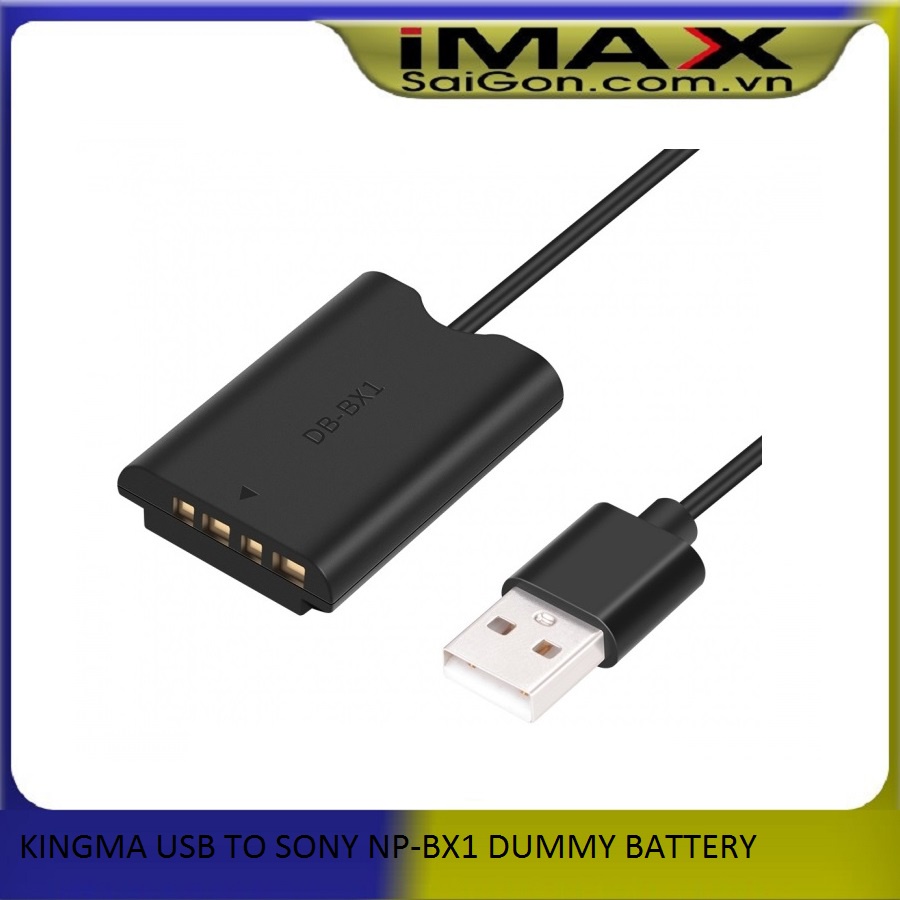 KINGMA USB TO SONY NP-BX1 DUMMY BATTERY