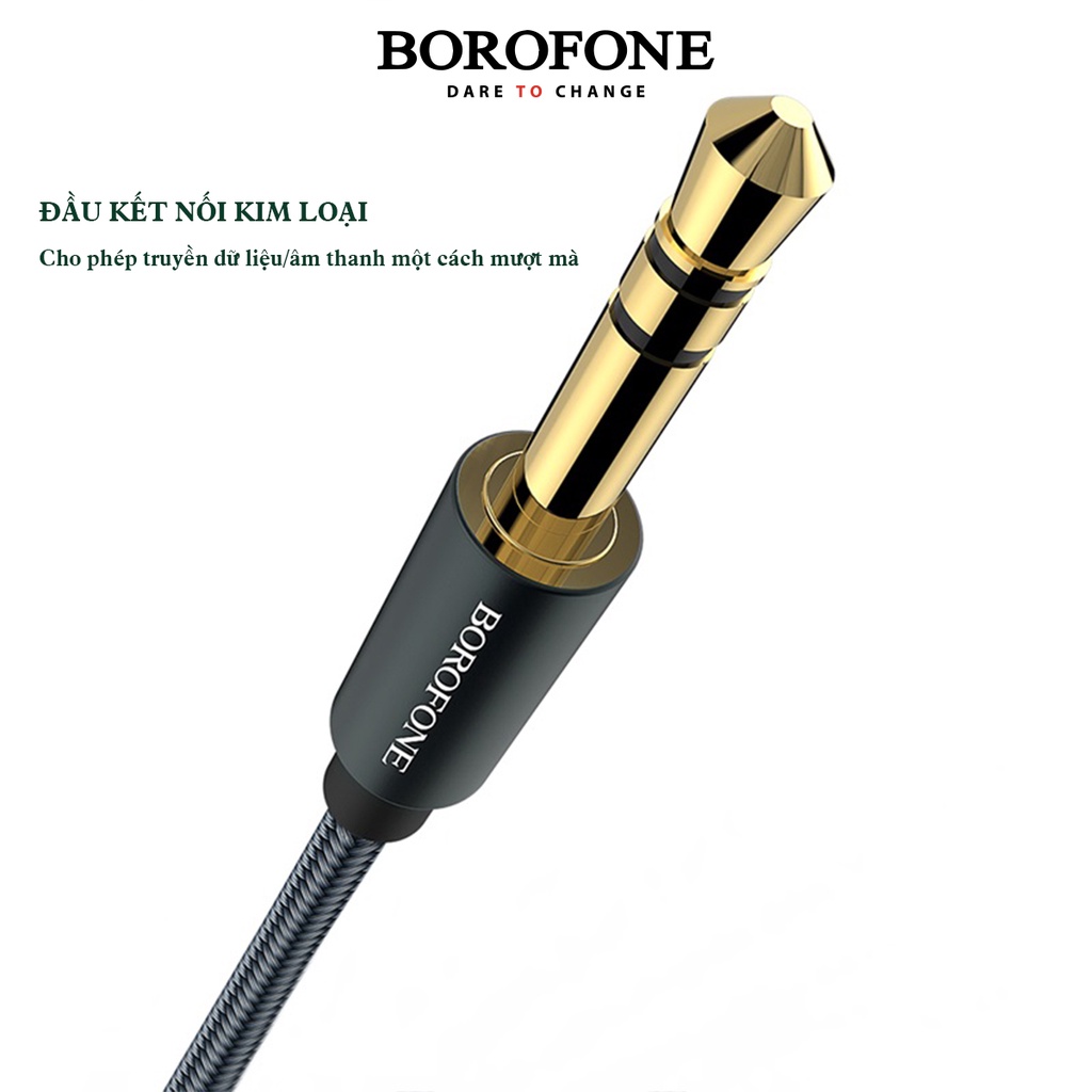 Cáp truyền dữ liệu/kết nối âm thanh BOROFONE AUX BL3 - AK Mobile
