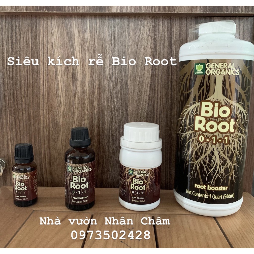 Chế phẩm hữu cơ kích rễ cực mạnh Bio Root 0-1-1 (Chai 946ml) - Nhập khẩu nguyên chai Mỹ