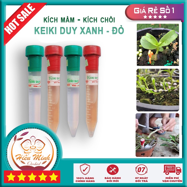 Kích Kie Duy Xanh - Duy Đỏ Thần Dược Kích Mầm gốc, Cây con, xử lý chồi trên hoa lan, cây cảnh giúp cây phát triển mạnh