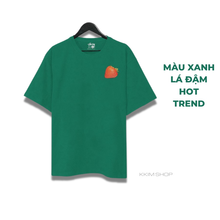 Áo Thun Tay Lỡ STUSSY, áo phông unisex Form rộng oversize, chất liệu Cotton. KKIMShop