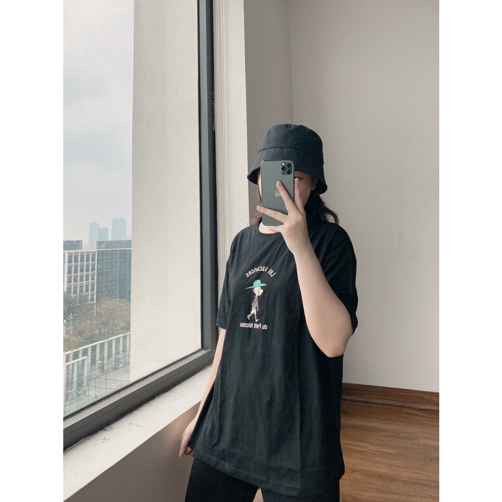 Áo Thun 3158 Les Tay Lỡ PEONYB Nữ [FREESHIP]  Phông form rộng oversize in hình vintage, pull cá tính đẹp Ulzzang