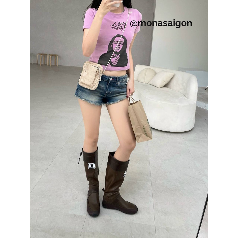 Áo thun baby tee ôm MONÁ - JOLIE