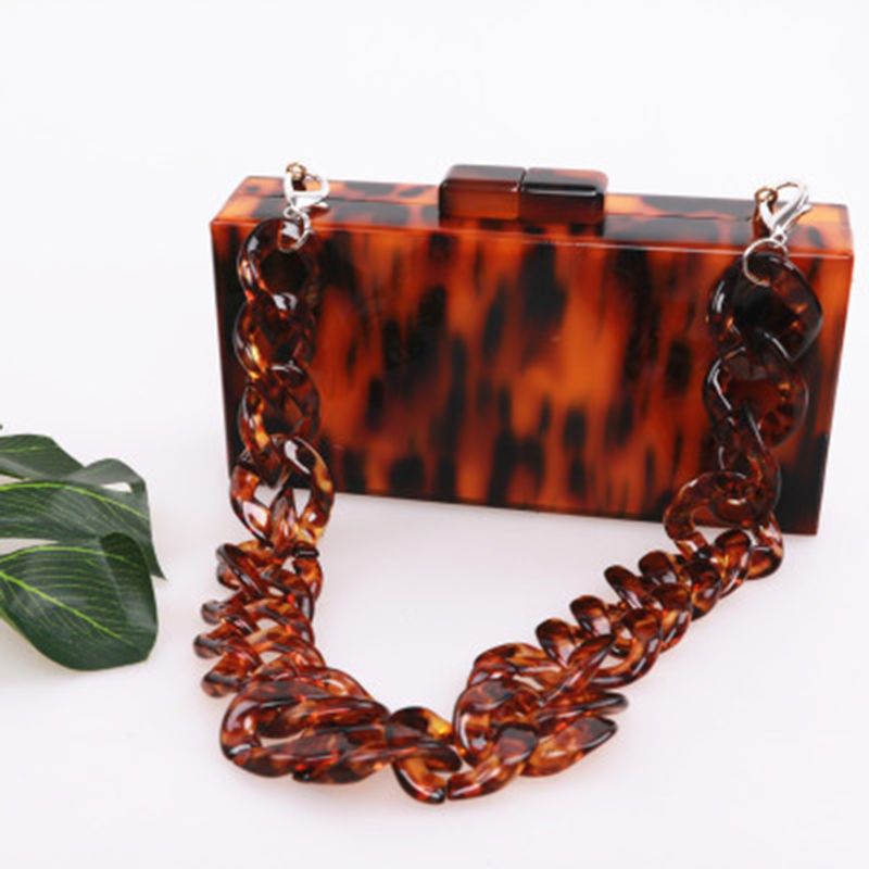 Dây Xích Acrylic Thay Thế Cho Túi Đeo Chéo Vai