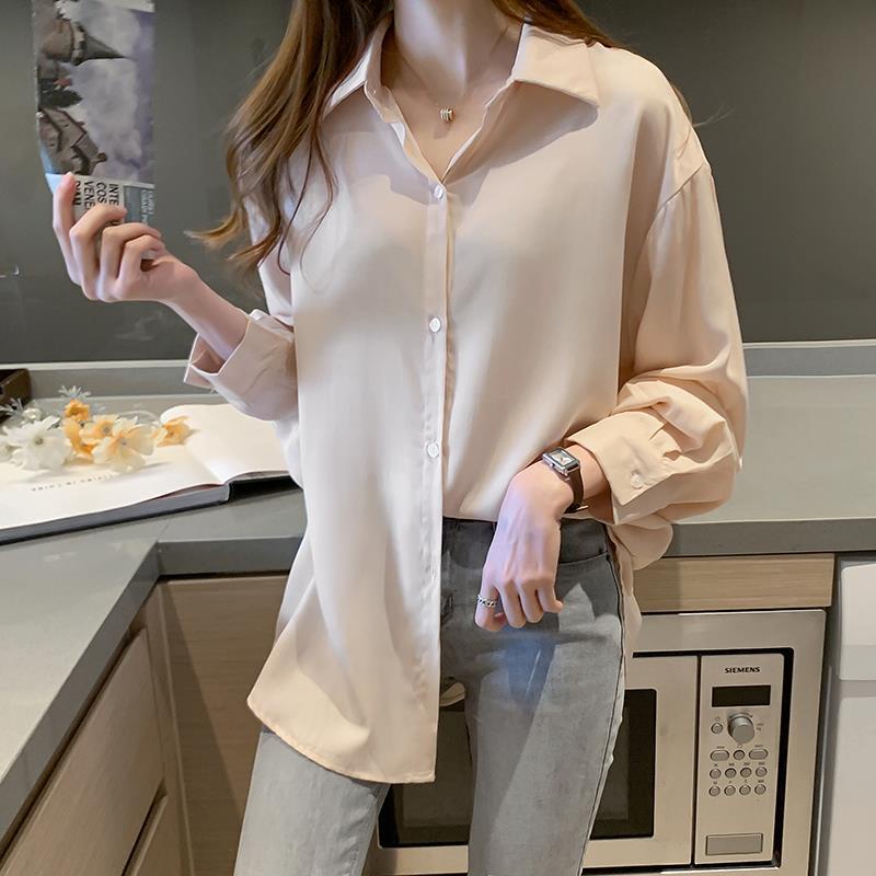 Áo Sơ Mi chiffon Dáng Rộng Phong Cách Hàn Quốc Cho Nữ áo sơ mi  JL-CX-14