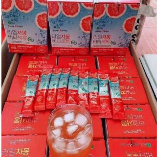 Nước ép bưởi đẹp da giảm cân SangA - Hàn Quốc,hộp 30 gói