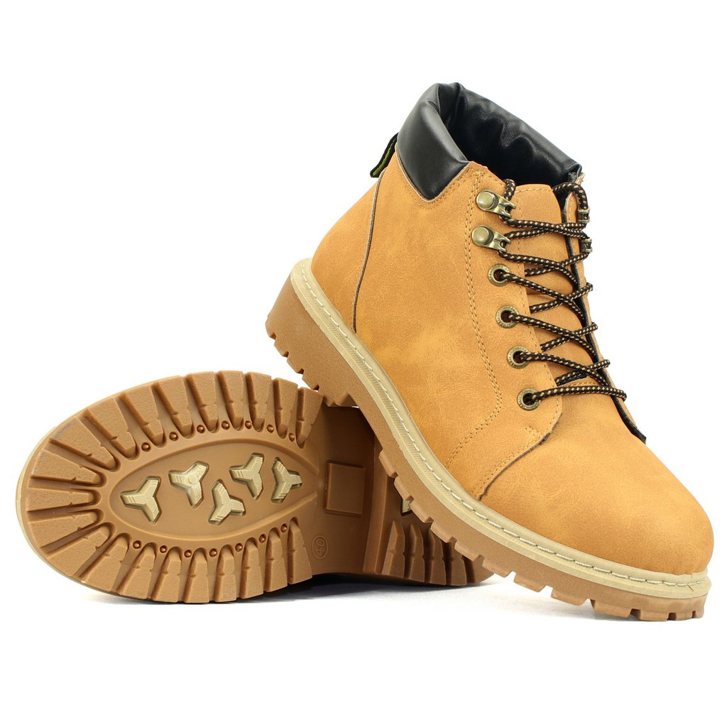 Giày Boots Da Cực Chất BCC004 Cổ Cao - Nâu | BigBuy360 - bigbuy360.vn