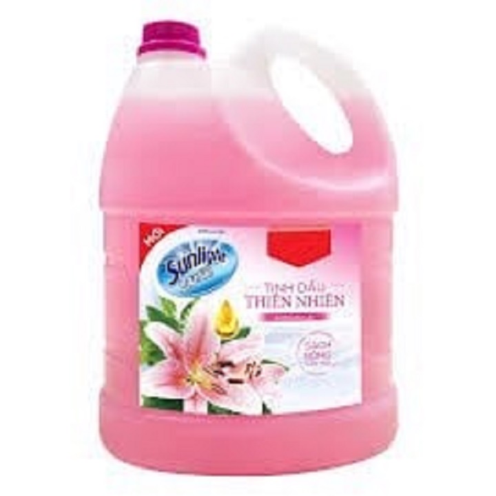 Nước lau sàn Sunlight 3.6kg cho da nhạy cảm 4 màu