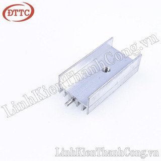 Tản Nhiệt Nhôm TO220 15x10x30mm Trắng