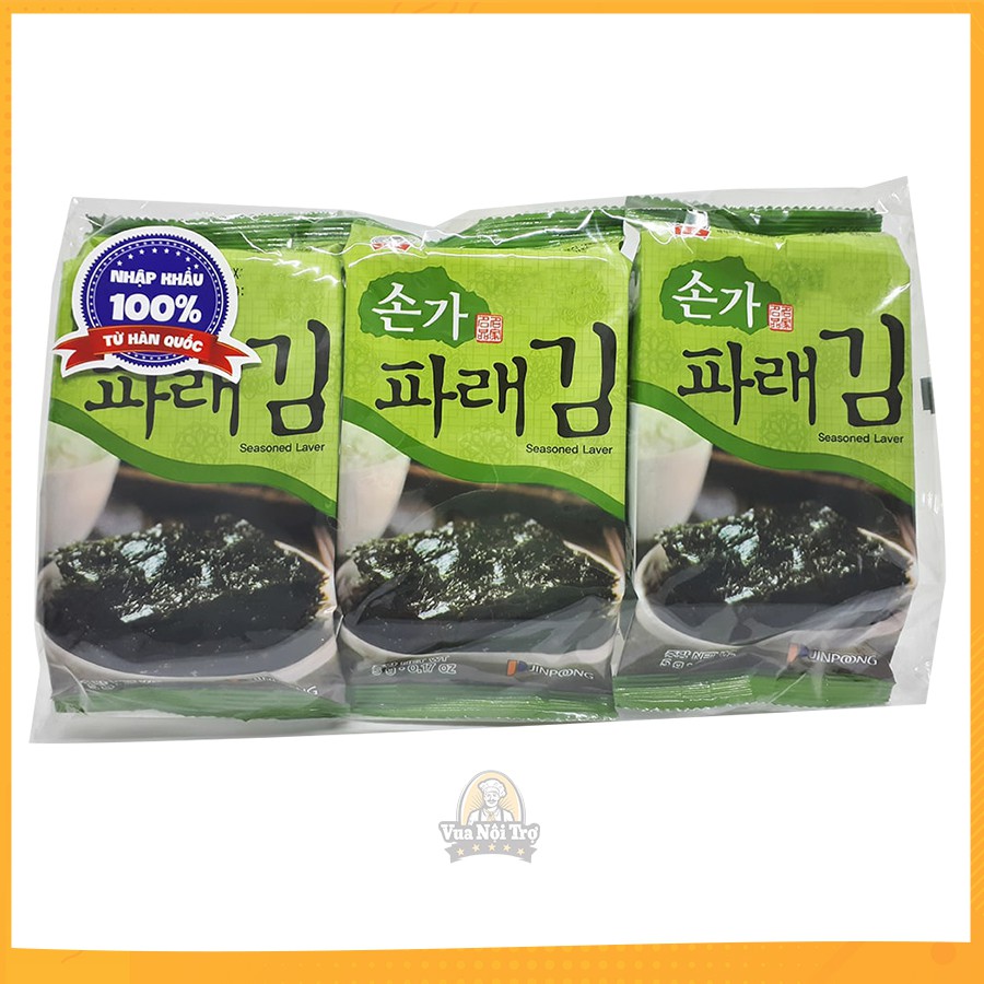 Lốc Tảo Ăn Liền Hàn Quốc Sonka Green (5g/gói x 3 Gói)