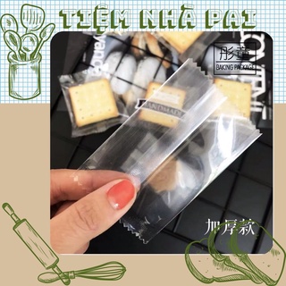 Set 100 Túi hàn miệng đựng bánh quy bánh dứa loại trong