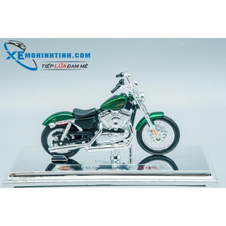 Xe Mô Hình Harley Davidson 2012 Xl1200V Seventy-Two 1:18 Maisto (Xanh Lá)