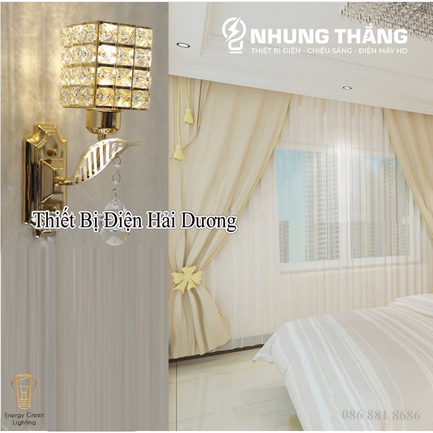 Đèn Gắn Tường Trang Trí - Chao Vuông , Chao Trụ - Kiểu Trái Tim , Kiểu Chiếc Lá - Kèm Bóng LED 3 Chế Độ