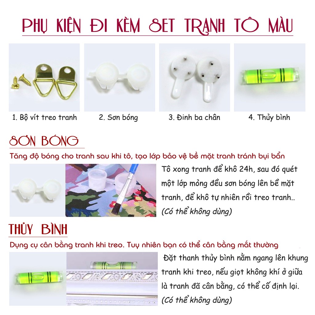 Tranh tự tô màu sơn dầu kỹ thuật số DIY sơn dầu số hóa trừu tượng - Mã D002 Đêm trăng sa mạc