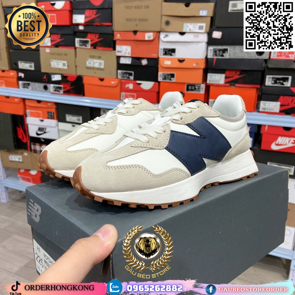 WS327KB Nhận Order Hỗ Trợ Free Ship Giày Best Quality Sneaker ***New Balance MS327