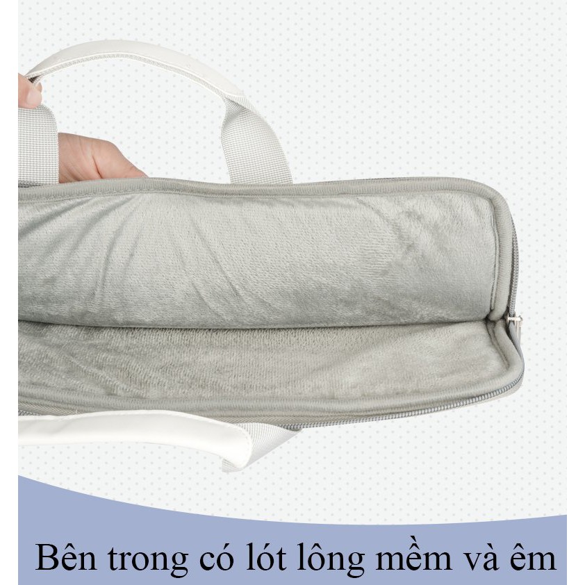 Túi đeo chéo thời trang kiêm túi đựng laptop da TPU họa tiết | BigBuy360 - bigbuy360.vn