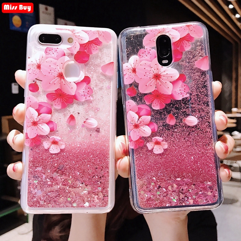 Ốp điện thoại TPU kim tuyến nước lấp lánh cho OPPO F11 F9 Pro F7 F5 F3 A3S A5S A7 F1S R17 Pro A83 A71 A57 A59 A39 A79