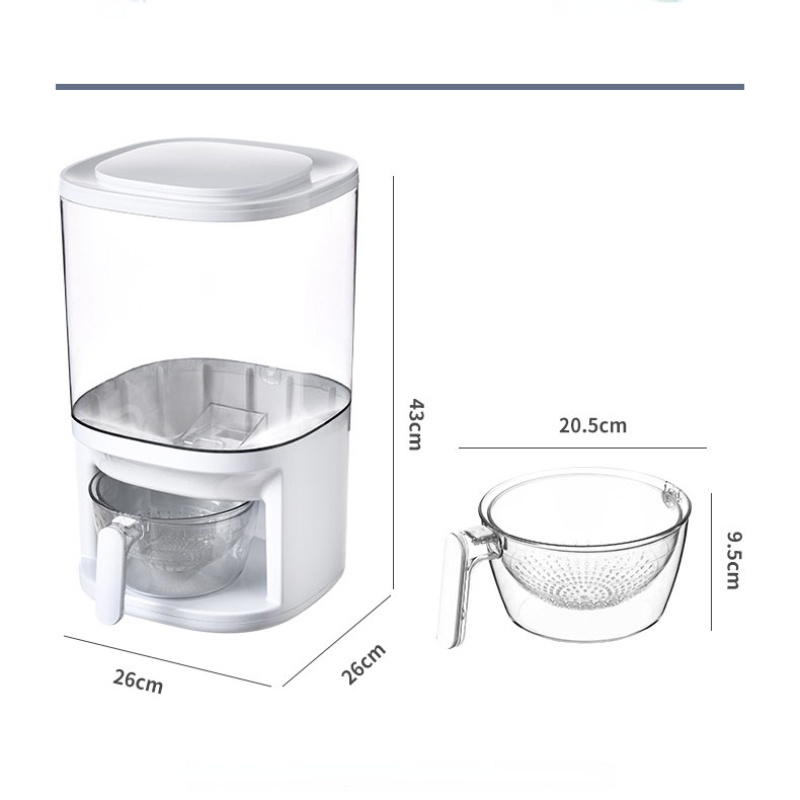 Hộp Đựng Gạo 12.5KG Chất Lượng Cao