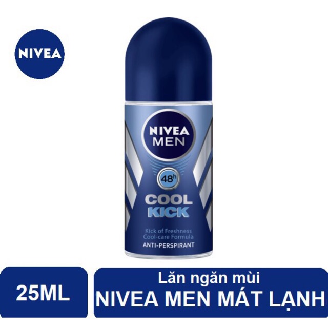 Lăn ngăn mùi NIVEA MEN mát lạnh 48 giờ - 25ml