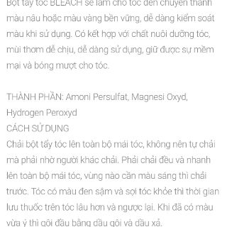 Thuốc tẩy tóc