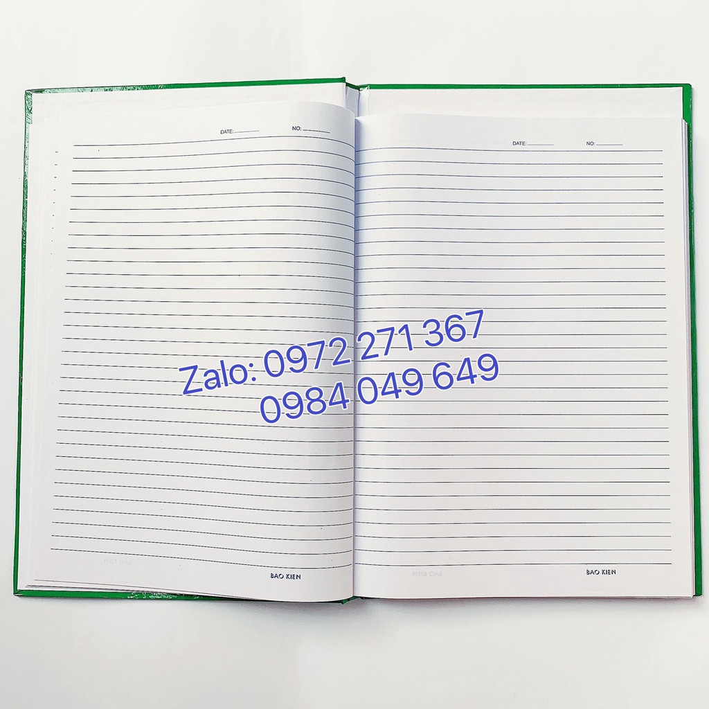 Sổ bìa cứng A4 160tr-200tr (21x29.7cm) bằng đầu - thừa đầu