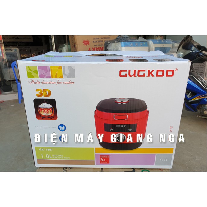 Nồi cơm điện CUCKOO GK- 1807 ( Dung tích 1,8L ) nồi cơm quai xách siêu đẹp | BigBuy360 - bigbuy360.vn