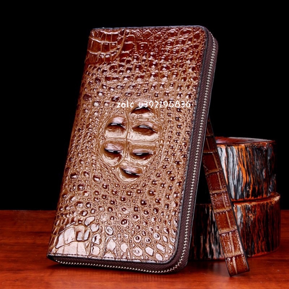 ❤️𝙁𝙍𝙀𝙀𝙎𝙃𝙄𝙋❤️ clutch da cá sấu nam dài tay hiện đại thời trang trẻ nam tính shop luxury tuyển sỉ toàn quốc