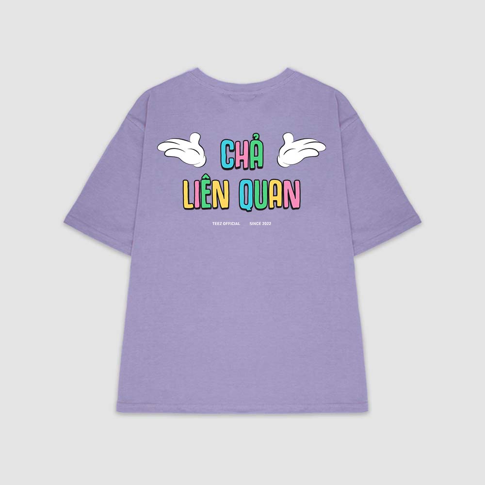 Áo Thun Unisex Nam Nữ TEEZ - TZ1046 Form Rộng Tay Lỡ Freesize