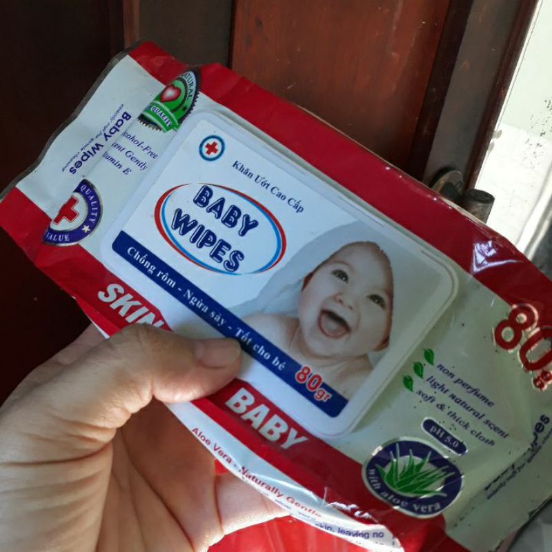 khăn ướt  gói lớn 80to
