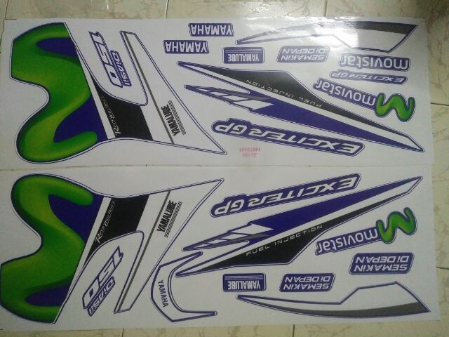 Bộ tem Exciter 150 Movistar