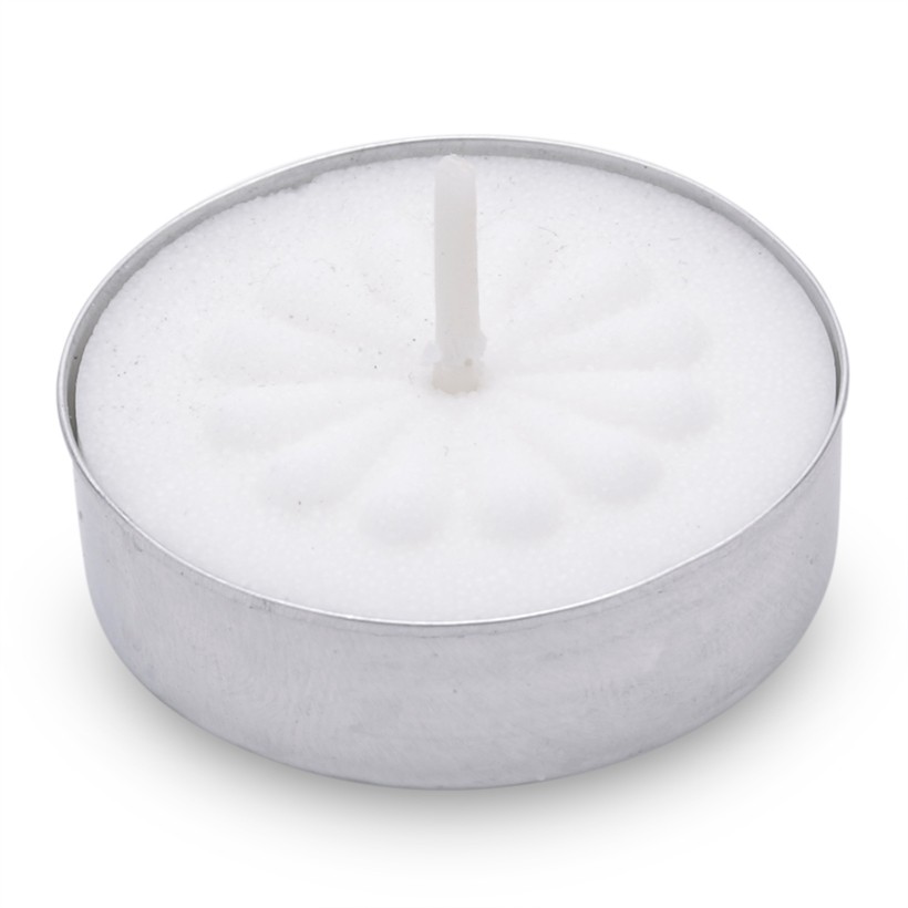 Hộp 10 nến tealight bông mai Trueliving FtraMart (Trắng)