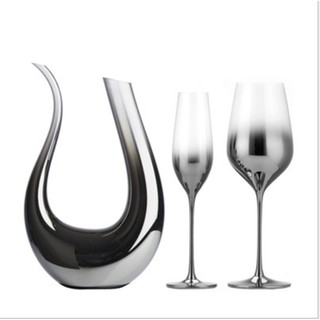 Set bình rượu DECANTER OMBRE SILVER Cao Cấp