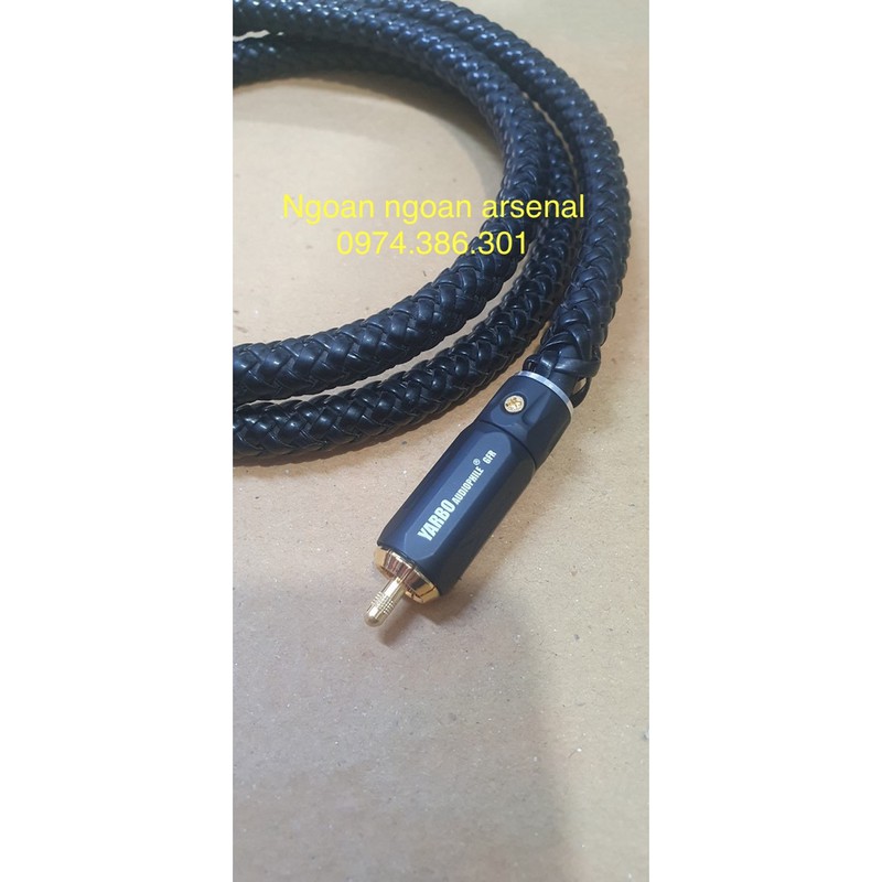 cặp dây tín hiệu audio, hoa sen , rca cao cấp hi-end duy nhất 1 cặp 0,5m