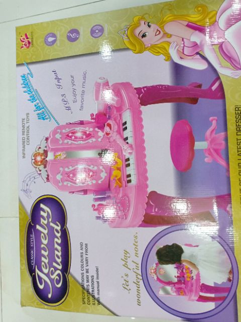 Bàn trang điểm cho bé gương cảm ứng có ghế ngồi