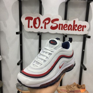 (ẢNH THẬT) GIÀY SNEAKERS AIR MAX 97 TRẮNG VIỀN ĐỎ