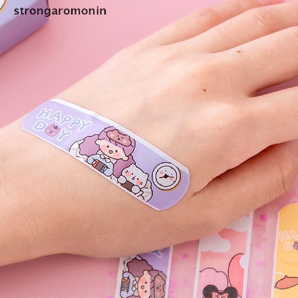 【ST】Bộ băng keo cá nhân hoạt hình dễ thương thoáng khí chống thấm nước cho trẻ em