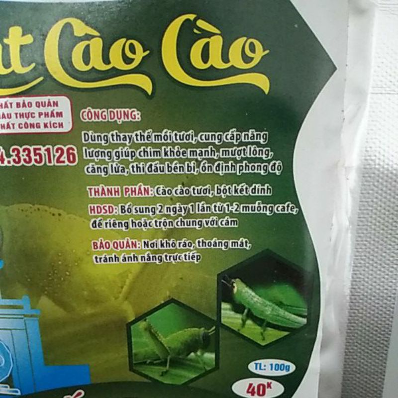 Hạt cào cào Nhất Long( 100g)