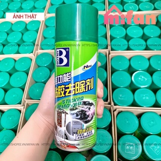 💎💎Bình Xịt Tẩy Keo Băng Dính BOTNY Sticker Remover - Làm sạch vết băng dính keo dán mọi bề mặt - MIFAN HÀNG CHÍNH HÃNG