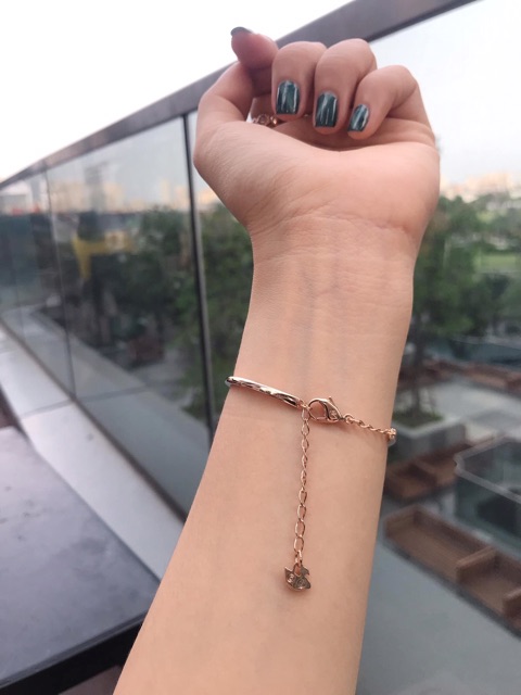 Lắc tay thiên nga Swarovski