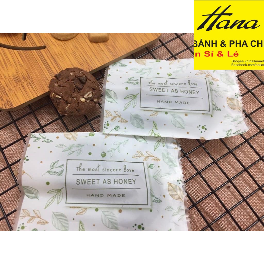 Túi cookie kích thước 7x10cm  (100 chiếc) - GỬI NGẪU NHIÊN