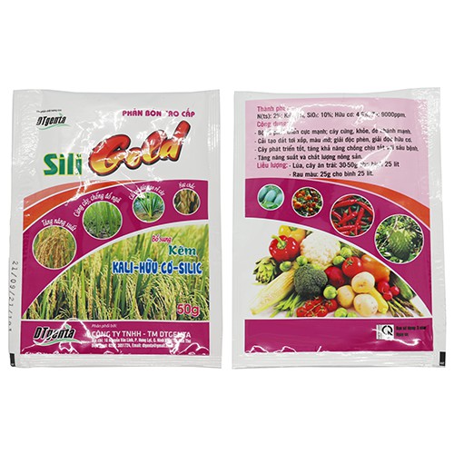 DTGENTA _ Sili Gold 50g _ Phân bón cao cấp