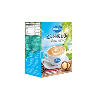 Cafe dừa với hạt mắc ca / maccaca
