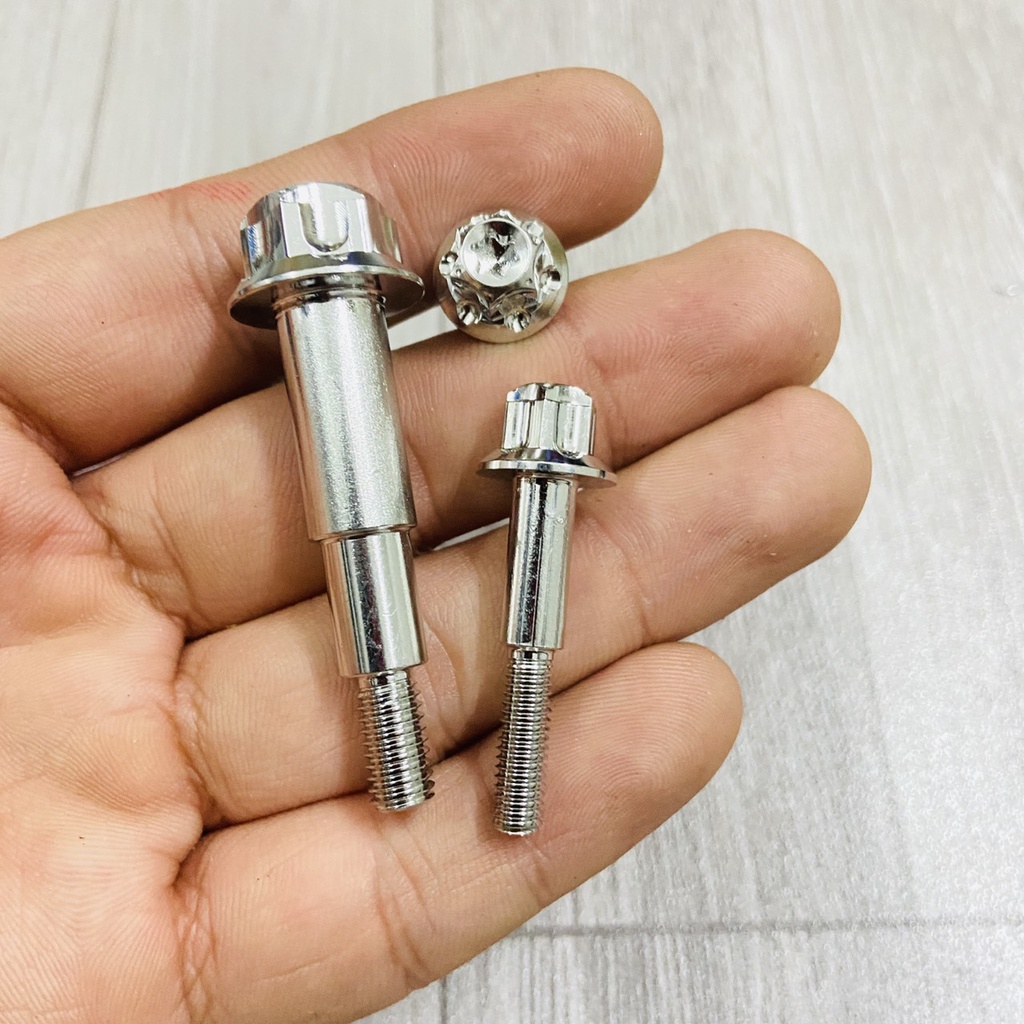 (CHUYÊN ỐC KIỂU XE MÁY) BỘ 03 ỐC SALAYA GẮN CỐT TAY THẮNG XE VARIO, HONDA VARIO SIÊU SÁNG BÓNG