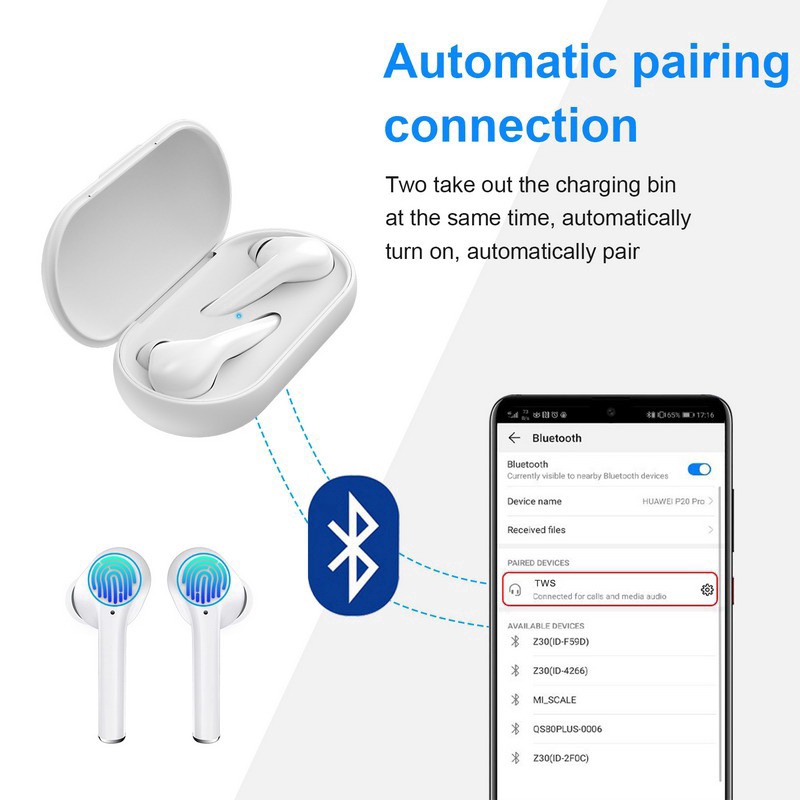 Tai nghe KCO M6S Không Dây Kết Nối Bluetooth 5.0 Cho iOS &amp; Android