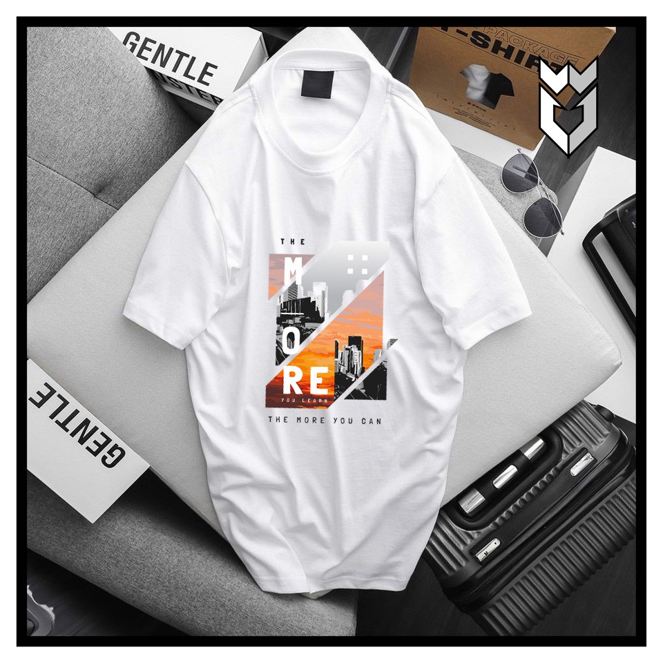 【FREE SHIP】Áo Thun nam nữ unisex The More, áo thun ngắn tay cotton co dãn - GW Shop | BigBuy360 - bigbuy360.vn