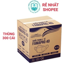 [Chính Hãng] 1/2 Thùng khẩu trang 4D (kf94), 1 thùng Kf94 300cái chính hãng Famapro/Titan